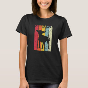 T-shirt Chien Chihuahua pour hommes enfants garçons rétro