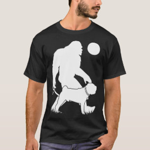 T-shirt Chien chinois Shar Pei à pied