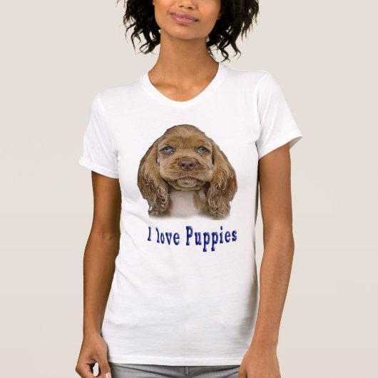 T-shirt Chien chiot (Devant)
