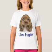 T-shirt Chien chiot (Devant)
