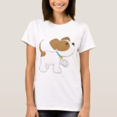 T-shirt Chien chiot blessé (Devant)