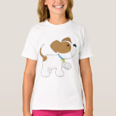 T-shirt Chien chiot blessé (Devant)