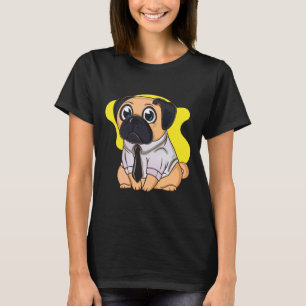 T-shirt Chien chiot de Carlin drôle Non