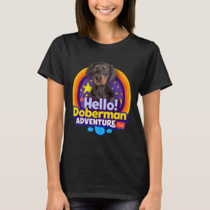 T-shirt Chien chiot Doberman