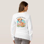 T-shirt Chien chiot mignon (Dos entier)