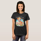 T-shirt Chien chiot mignon (Devant entier)