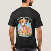 T-shirt Chien chiot mignon (Dos)