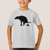 T-shirt Chien chiot potty pooping Fun & mignon chien (Devant)