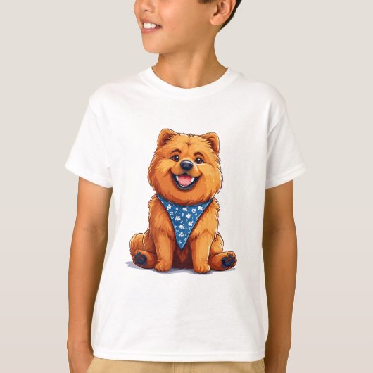 T-shirt Chien Chow Chow (Devant)
