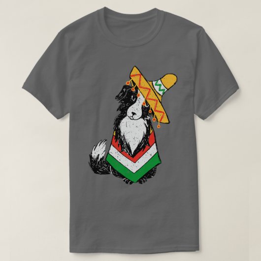 T-shirt Chien Cinco De Mayo (Design devant)