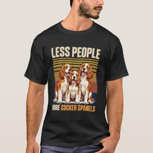 T-shirt Chien Cocker Spaniel (Devant)
