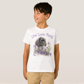 T-shirt Chien Cocker Spaniel Mignon Floral (Devant entier)
