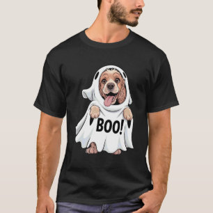 T-shirt Chien Cocker Spaniel portant un costume de fantôme