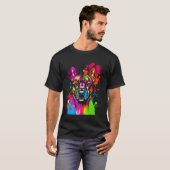 T-shirt Chien Coloré (Devant entier)