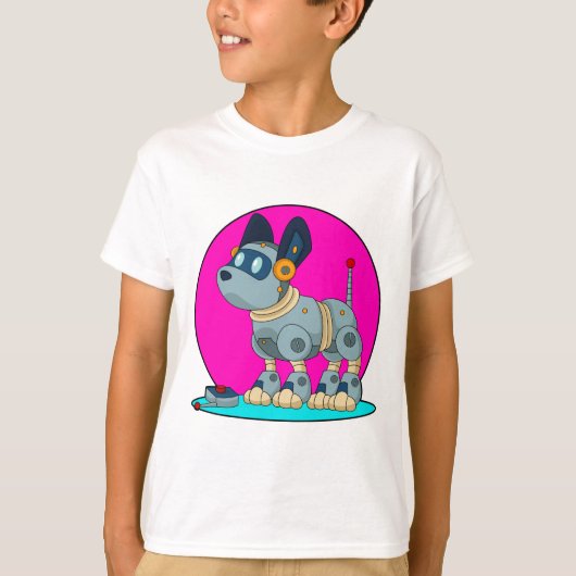 T-shirt Chien comme robot (Devant)