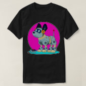 T-shirt Chien comme robot (Design devant)