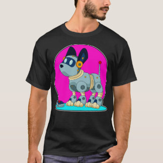 T-shirt Chien comme robot