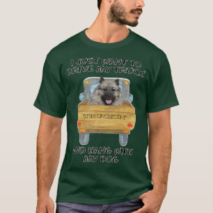 T-shirt Chien conducteur de camion Keeshonden
