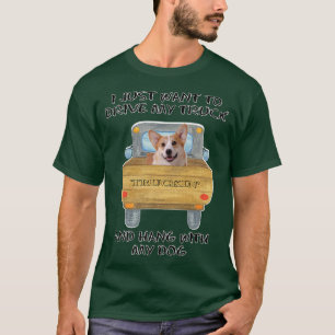 T-shirt Chien conducteur de camion Pembroke Welsh Corgi