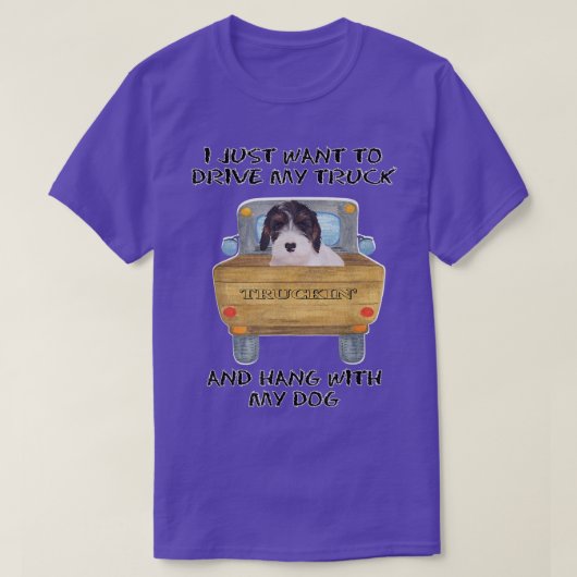 T-shirt Chien conducteur de camion Sealyham Terrier (Design devant)