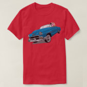T-shirt chien conduite voiture chien (Design devant)
