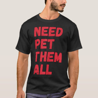 T-shirt Chien cool animal de compagnie dire animal de comp