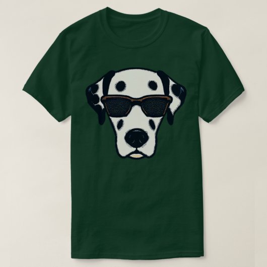 T-shirt Chien cool dalmate (Design devant)