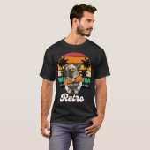 T-shirt Chien cool : Rétro (Devant entier)