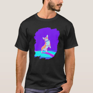 T-shirt Chien Corgi Danse Rétro Breakdance Danse Danseur 