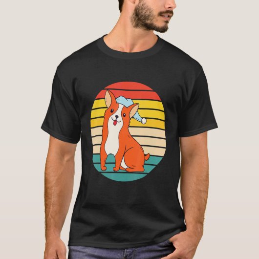 T-shirt Chien Corgi Endormi (Devant)