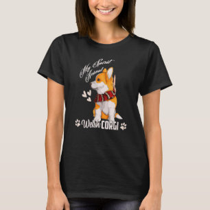 T-shirt Chien Corgi est Mon Esprit Animal Papa Maman Garço