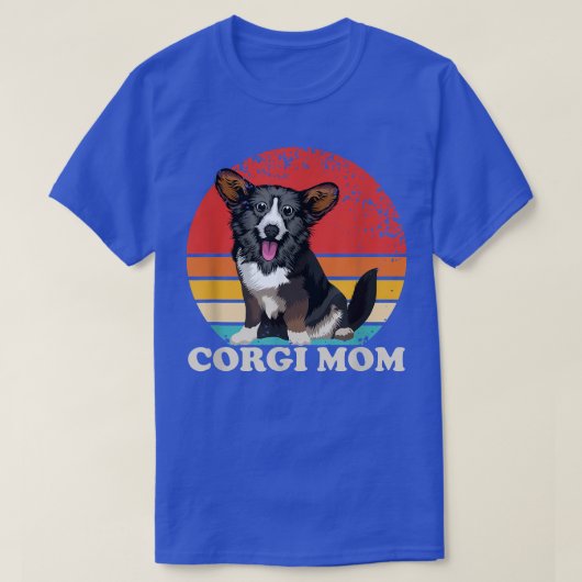 T-shirt Chien Corgi Maman (Design devant)