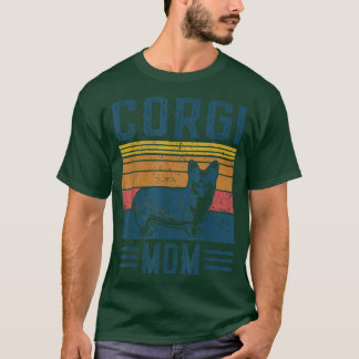 T-shirt Chien Corgi maman Vintage Corgi maman