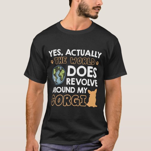 T-shirt Chien Corgi Premium (Devant)