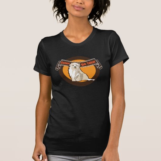T-shirt Chien coton de tulear (Devant)