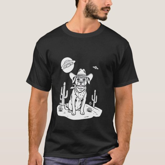 T-shirt Chien Cowboy (Devant)