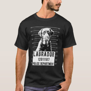 T-shirt Chien criminel abattu par la boue du Labrador