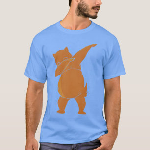 T-shirt Chien Dabbing Drôle Chow Chow Chien retro vintage