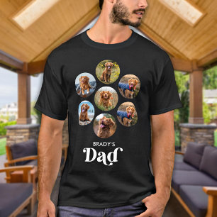 T-shirt Chien DAD Personnalisé Animaux de compagnie Photo 