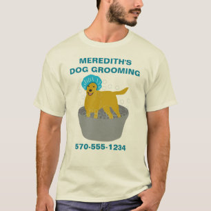 T-shirt Chien d'affaires Chien Groomers Personnalisé