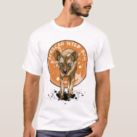 Chien d'Afrique sauvage peint