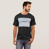 T-shirt Chien d'Alaska Sleddiing dans le Yukon-Koyukuk (Devant entier)