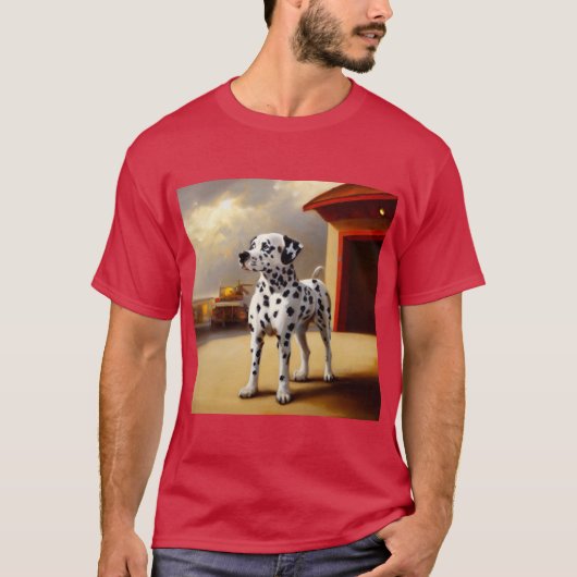 T-shirt Chien dalmate (Devant)