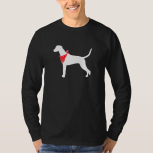 T-shirt Chien dalmate portant une banane rouge