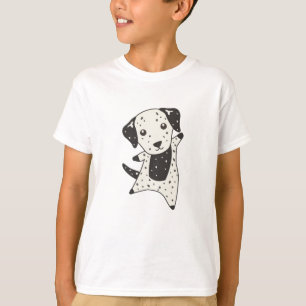 T-shirt Chien Dalmatien Retriver Chiens Mignons Pour Enfan