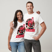 T-shirt Chien dans la main de mousse (Unisexe)