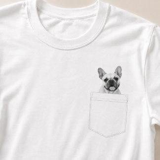 T-shirt Chien Dans La Poche | Photo De Compagnon Personnal