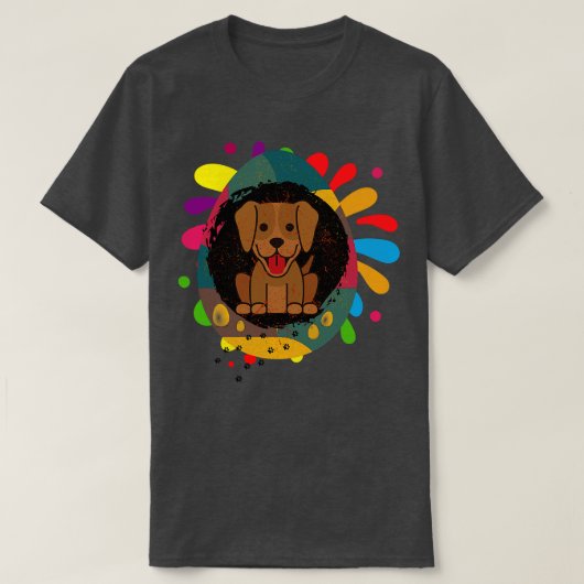 T-shirt Chien dans l'oeuf1 (Design devant)