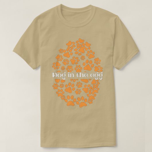 T-shirt Chien dans l'oeuf2 (Design devant)