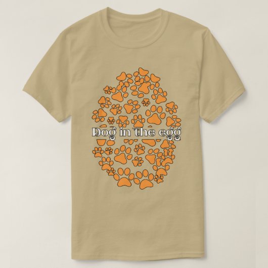 T-shirt Chien dans l'oeuf20 (Design devant)